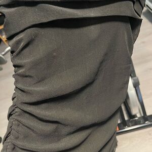 Garage Brand Black Formal Dress.  Size XS.  Pleated Black Dress. Evening Dress